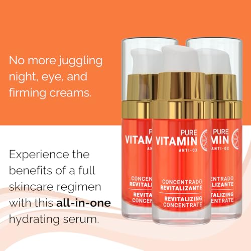 Noche Y Dia Vitamin C Serum for Mature Skin - Made in Spain - Anti Aging Formula Hydrates, Moisturizes, Firms - Targets Sun Spots, Fine Lines, Wrinkles - 30mL (1 fl oz) - Image 2