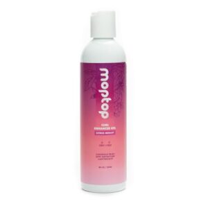 MopTop Curl Enhancer Gel – Curl Defining Gel to Enhance Curly and Coily Hair, Lightweight and Anti Frizz Hair Care with Aloe, Curly Hair Products with Sea Botanicals & Honey (Citrus Medley, 8oz)