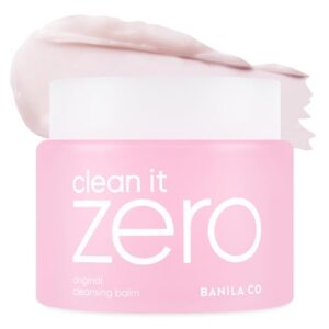 BANILA CO Clean it Zero Original Cleansing Balm Big Size | Korean Makeup Remover, Cleansing Oil, Facial Cleanser for All Skin Types | Vegan | Made with Acerola Berry & Vitamin C (180ml / 6.08 fl.oz)