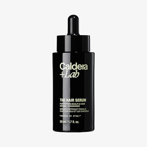 Caldera + Lab The Hair Serum | Men’s Thickening Serum for Thinning & Receding Hair, Supports Fuller & Stronger-Looking Hair, Dermatologically Tested – All Hair Types