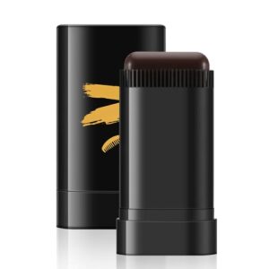 Boobeen Root Touch Up Hair Color Stick，Blendable Hairline Powder for Gray Coverage，Long Lasting Root Cover Up & Thinning Edges,Natural Finish for Women & Men