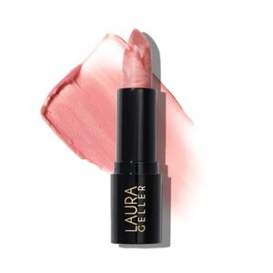 LAURA GELLER NEW YORK Italian Marble Sheer Lipstick – Berry Vanilla – Hydrating & Lightweight – Vitamin E & Caster Seed Oil – Cream Finish