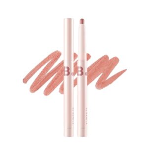 BANILA CO Smudging Lip Pencil | Soft Matte Lip Crayon for Natural & Overlined Lips | Creamy Texture & Long-Lasting Color with Blurring Effect (0.8g / 0.02 oz), BE02 Nude Beige
