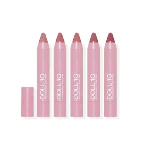 A collection of our iconic Lip Crayons! This first ever collector’s set includes brand new shades that will hydrate, condition, and beautifully color your lips! Each 3-in-1 lip crayon combines the color of lipstick, the shine of a lip gloss and the nourishment of a balm. Our Lip Crayons create the perfect hybrid–without compromise! Lightweight, non-sticky and comfortable to wear.