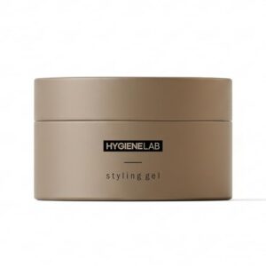 HygieneLab Men’s Hair Gel – EWG Verified, Strong Hold, Matte Finish, Weightless Texture, Sandalwood Scent, Non-Toxic Clean Formula, Suitable for All Hair Types