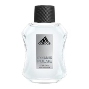 Adidas Dynamic Pulse Aftershave 3.3 fl oz (Pack of 1), Notes of Mint, Apple, and Wood, Men’s Fragrance, Long Lasting, Sporty Fragrance, Travel Size