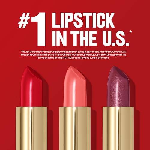 Revlon Super Lustrous Lipstick, Creamy Formula For Soft, Fuller-Looking Lips, Moisturized Feel, 628 Peach Me, 0.15 oz - Image 4