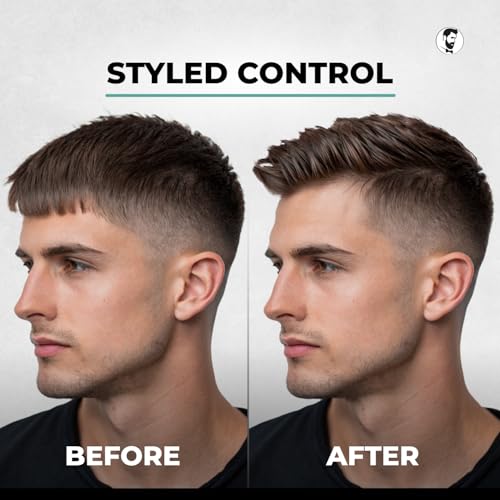 Gentlemen Republic 32oz Refined Hair Gel with Pump for Men – Premium Gel For Men Humidity Resistant & Alcohol-Free – All Day Shine and Hold for All Hair Types and Never Flakes – Made in the USA - Image 3