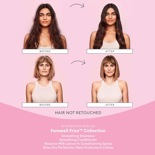 Briogeo Farewell Frizz Blow Dry Perfection & Heat Protectant Crème, Anti Frizz Hair Cream with Argan Oil for Styling, Silicone-free, Heat Protectant, Smooths Hair, Vegan, Cruelty-Free - Image 2