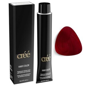 Cree Professional 7.666 Extra Red Blond – Permanent Hair Color – Long Lasting, Rich Vibrant – Gray Coverage 100ml – 3.4 fl.oz.