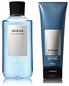 Bath & Body Works Men’s Collection Ultra Shea Body Cream & 2 in 1 Hair and Body Wash OCEAN.