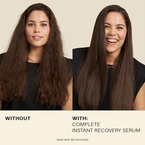 JVN Complete Instant Recovery Hair Serum, 1.0 Fl Oz, Frizz Fighting, Heat Protectant, Hair Smoothing Cream Strengthens & Repairs Damage, Silicone Free - Image 3