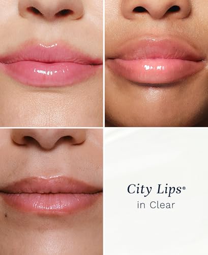 City Beauty City Lips Clear – Plumping Lip Gloss – Hydrate & Volumize – High Shine Lip Plumper – Hyaluronic Acid & Peptides Visibly Smooth Lip Wrinkles – Cruelty-Free - Image 4