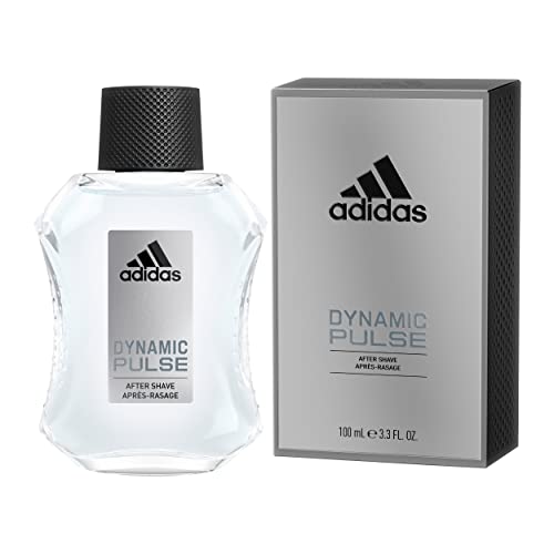 Adidas Dynamic Pulse Aftershave 3.3 fl oz (Pack of 1), Notes of Mint, Apple, and Wood, Men’s Fragrance, Long Lasting, Sporty Fragrance, Travel Size - Image 2