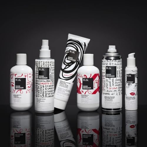 IGK CRYBABY Smoothing & Finishing Serum | High Shine + Frizz Control + Lightweight | Vegan + Cruelty Free | 1.5 Oz - Image 4