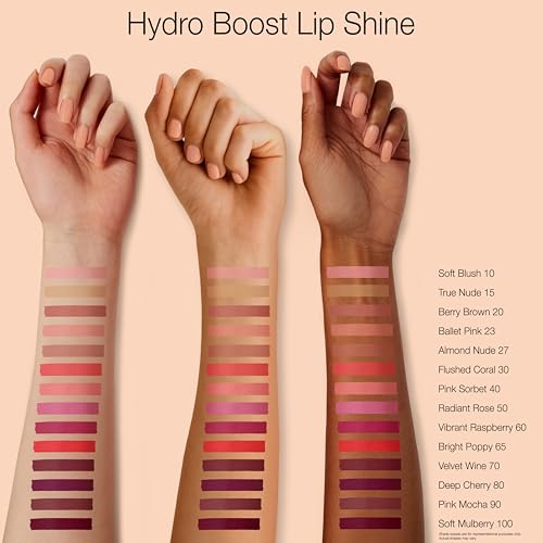 Neutrogena Hydro Boost Moisturizing Lip Gloss, Hydrating Non-Stick and Non-Drying Luminous Tinted Lip Shine with Hyaluronic Acid to Soften and Condition Lips, 90 Pink Mocha Color, 0.10 oz - Image 2