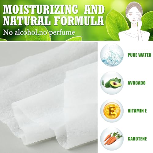 150 Pcs Makeup Remover Wipes Bulk Waterproof Makeup Wipes Individually Wrapped Face Wipes for Women Gentle Facial Cleansing Towelettes for Travel Hotel Skin Mascara Lipstick Oil Dirt (White) - Image 3