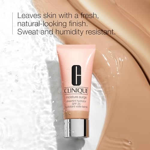 Clinique Moisture Surge Sheertint Hydrator Hydrating Tinted Moisturizer Broad Spectrum SPF 25 With Hyaluronic Acid + Aloe Water For All Skin Types | Sheer Coverage, Natural Finish - Image 3