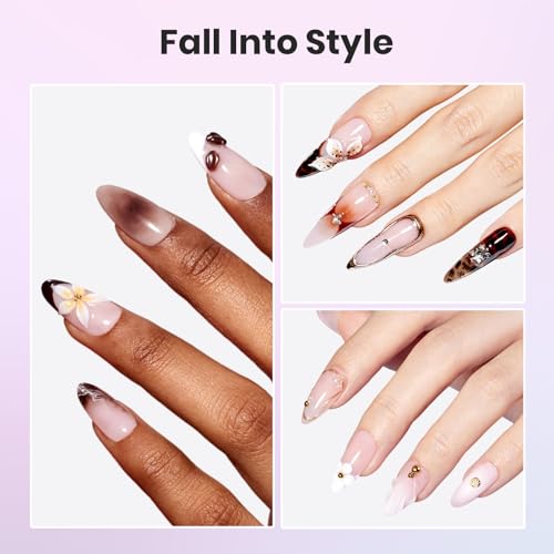 Beetles 3D Gel Nail Art Kit-Crystal Orb 3D Nail Art Clear 1 oz 5 in 1 Non-Sticky Hand Sculpting Building for Beginner DIY Salon at Home,Clear Solid Builder Nail Gel, UV & LED Lamp Cured Needed - Image 4