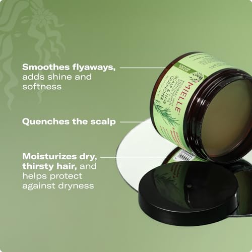 Mielle Organics Rosemary & Mint Hair Pomade for Women & Men – Conditioning Natural Hair Moisturizer to Quench the Scalp, Lock in Wave Patterns, Add Shine & Help Protect Against Dryness (5 oz) - Image 4