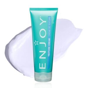 Enjoy Texture Cream, Medium-to-Firm Hold Styling Cream for Separation and Volume, Lightweight Texturizer for Tousled or Sleek Styles and Curl Enhancement, 8.0 Oz