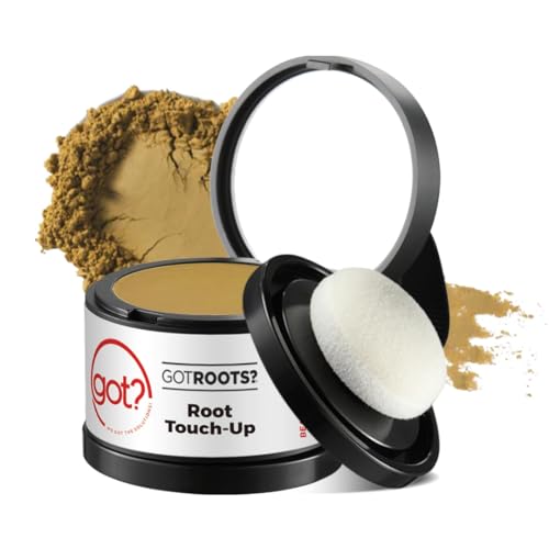 Got? Roots – Temporary Gray Hair Coverage and Thinning Hair Powder – Natural Looking Root Touch Up – Sweat Resistant, Washes Out – Sandy Blonde – 0.14 OZ Tub - Image 2