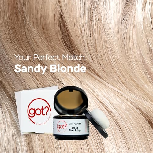 Got? Roots – Temporary Gray Hair Coverage and Thinning Hair Powder – Natural Looking Root Touch Up – Sweat Resistant, Washes Out – Sandy Blonde – 0.14 OZ Tub - Image 3