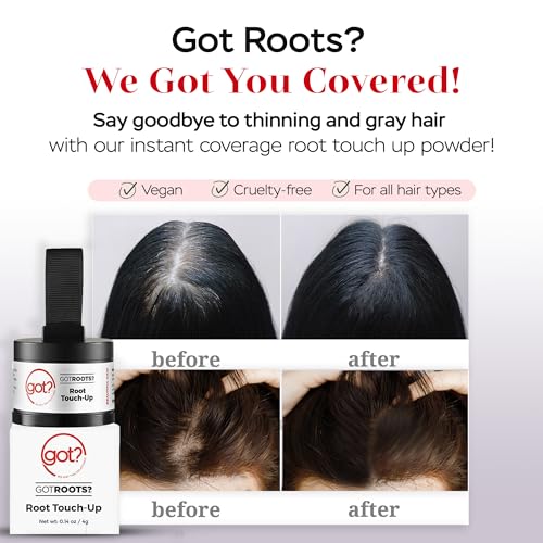 Got? Roots – Temporary Gray Hair Coverage and Thinning Hair Powder – Natural Looking Root Touch Up – Sweat Resistant, Washes Out – Sandy Blonde – 0.14 OZ Tub - Image 4