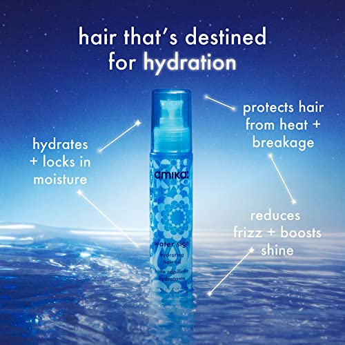amika. water sign hydrating hair oil with hyaluronic acid - Image 2