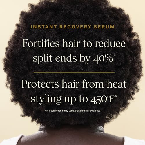 JVN Complete Instant Recovery Hair Serum, 1.0 Fl Oz, Frizz Fighting, Heat Protectant, Hair Smoothing Cream Strengthens & Repairs Damage, Silicone Free - Image 4