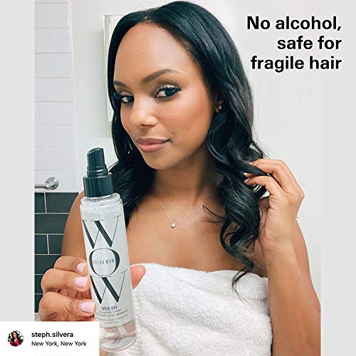 COLOR WOW Speed Dry Blow Dry Spray – Cut Blow Dry Time by 30% | Heat Protectant, Prevent Breakage | Cruelty-Free & Gluten-Free - Image 4